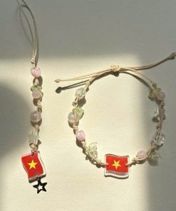 Vòng Tay Việt Nam Hồng Pastel Vibes
